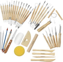 7 Elements 42-Piece Pottery | Clay and Sculpting Tool Set | Complete Kit for Modeling, Carving, and Ceramics