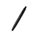 Majohn A1 Press Fountain Pen with Box | Retractable Extra Fine Nib Metal Matte Black Ink Pen with Converter