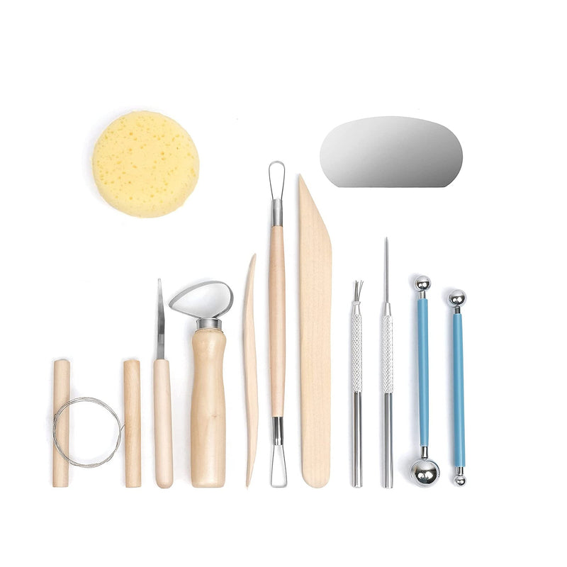 Nozomy Clay Tools | 12 Pieces  Pottery Clay Sculpting Tool Set