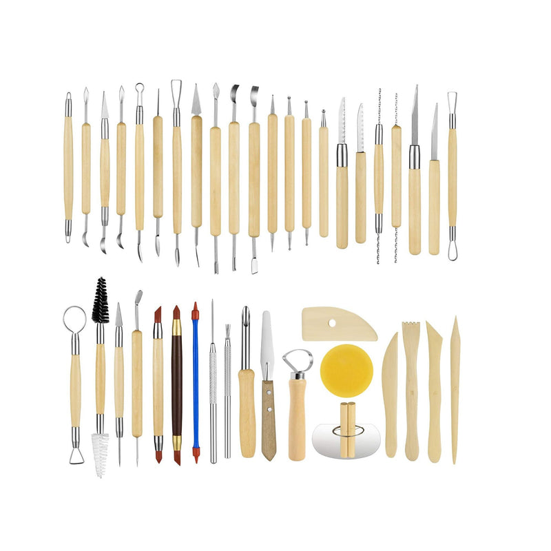 Pottery and Clay Sculpting | Tools Double Sided Tool Set