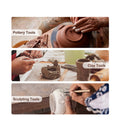 Nozomy Clay Tools | 12 Pieces  Pottery Clay Sculpting Tool Set