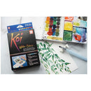 Sakura XNCW-24N | Field Sketch Set Of 24 Assorted Watercolors With Brush