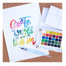 Sakura XNCW-24N | Field Sketch Set Of 24 Assorted Watercolors With Brush