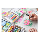 Sakura XNCW-24N | Field Sketch Set Of 24 Assorted Watercolors With Brush