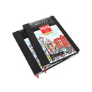8.3x11.7 Inch Sketch Book | Pack of 2 | 100 Pages Per Pad | 118lb/175gsm | Hardcover Journals with Bookmark Ribbon
