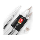 Art Markers Butterscotch | Set of 4 | Alcohol Based Sketch Markers with Dual Tips | Fine and Broad Chisel