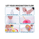 Marbling Paint Art Kit | 18 Colors Water Marbling kit | Water Art Paint Set | Arts and Crafts for Girls & Boys Ages 6-12