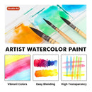 Shuttle Art Set Of 48 Watercolor Paints | Premium Watercolor Kit For Artists | Beginners | Kids