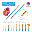 Smart Color Art | Set Of 46 Watercolor Paints | 36 Color Watercolor Tray