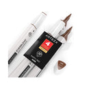 Art Markers Butterscotch | Set of 4 | Alcohol Based Sketch Markers with Dual Tips | Fine and Broad Chisel