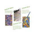 Marbling Paint Kit for Kids | Water Marbling Paint Set | Arts and Crafts for Girls & Boys Ages 6-12 | 30 Colors