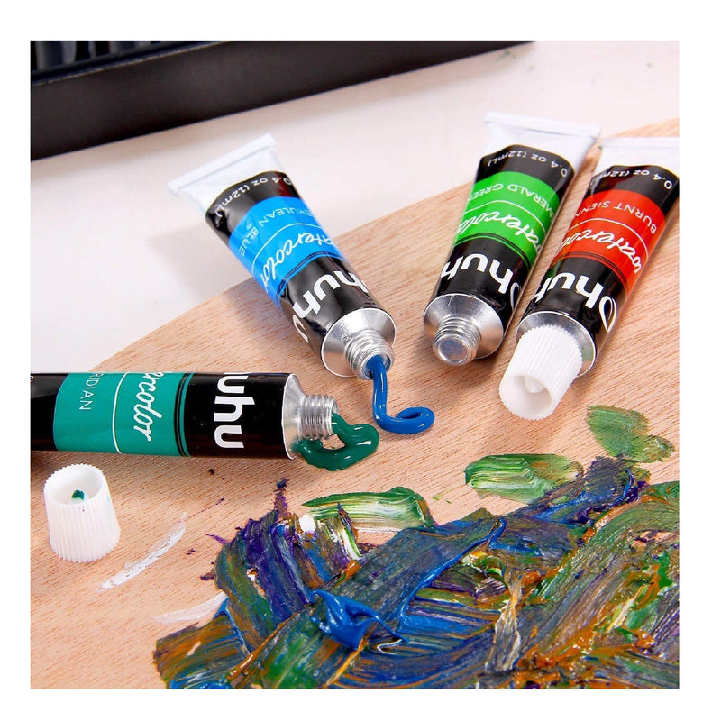 Ohuhu | Watercolor Paint Set | 24 Colors Of Water Paint