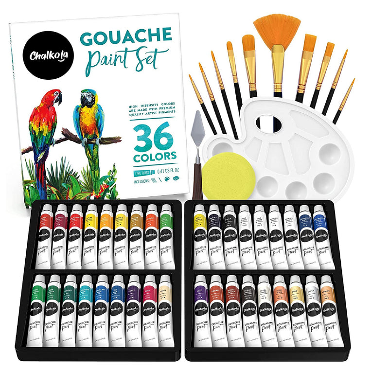 Chalkola Gouache Paint Sets For Artists | Adults And Children