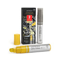 Metallic Acrylic Paint Pens | Set of 2 | Silver & Gold | 3-in-1 Multi-Line Nibs | 5–15 mm Line | UV-Resistant Paint Markers
