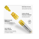 Metallic Acrylic Paint Pens | Set of 2 | Silver & Gold | 3-in-1 Multi-Line Nibs | 5–15 mm Line | UV-Resistant Paint Markers
