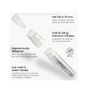 Acrylic Paint Pens | Set of 2 | White & Black | 3-in-1 Multi-Line Nibs | 5–15 mm Line | UV-Resistant Paint Markers