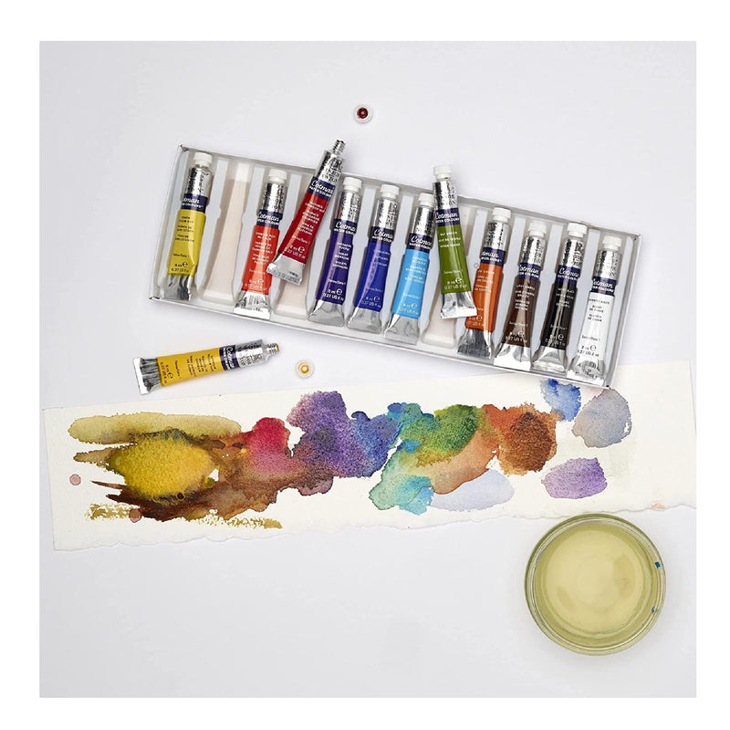 Winsor And Newton | Watercolor Cotman | Set Of 12 Tubes Of 8 Ml