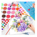 Taotree Watercolor Paint Set | Taotree 48-Color Watercolors Cake & a Brush a Refillable Water Brush Pen