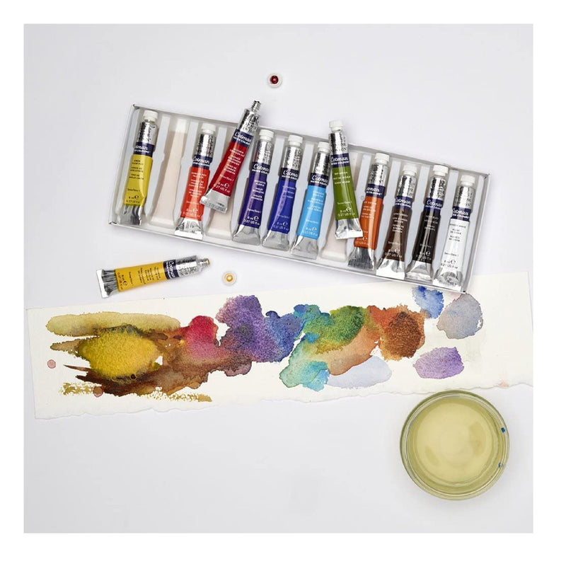 Winsor And Newton | Watercolor Cotman | Set Of 12 Tubes Of 8 Ml