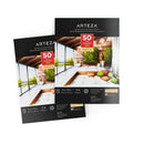 Marker Paper Pad | Pack of 2 | 9 x 12 Inches | 50 Sheets | Glue-Bound