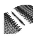 Gel Pens | Set of 24 Black Roller Ball Bullet Journal Pens | Quick-Drying Ink | Medium Point