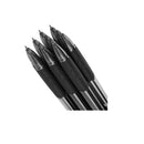Gel Pens | Set of 24 Black Roller Ball Bullet Journal Pens | Quick-Drying Ink | Medium Point