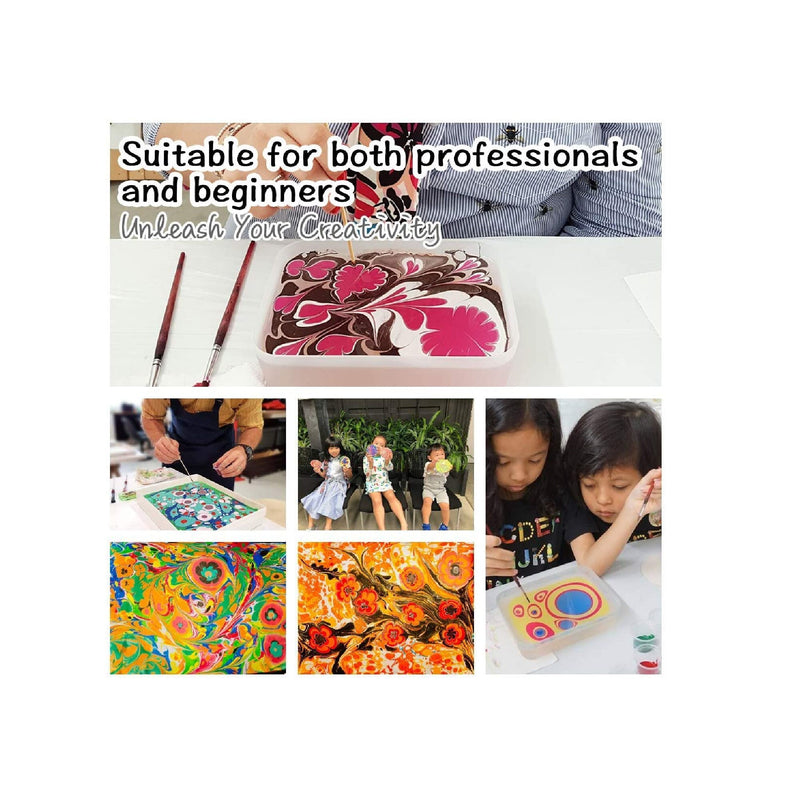 Marbling Paint Kit For Kids | Arts and Crafts for Teens | Preteens | Kids Ages 6-12 - Creative Toys Gifts