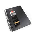 Sketch Book | 5.5x8.5-inch | Black Drawing Pads | 100 Sheets | 68 lb 100 GSM | Hardcover Sketchbook