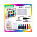 TBC The Best Crafts Marbling Paint Kit, 6 X 0.64 fl.oz/19 ml Water Marbling Paint Art Kit for Kids | Non Toxic | Water Marbling