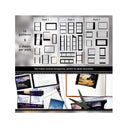 5 Packs Retro Camera Film Sticker Decorative Filmstrip Scrapbook Sticker Photo Frame Sticker