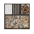 ANERZA 531 PCS Vintage Scrapbooking Supplies Stickers | Aesthetic Scrapbook Paper Art Journaling Kit