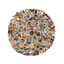 ANERZA 300 PCS Vintage Stickers | Aesthetic Stickers for Scrapbook Journaling Water Bottles Laptop | Scrapbooking Supplies
