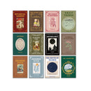 Penphuic 12 Books of 600 Vintage Scrapbook Papers | Antique Papers | Vintage Scrapbook Papers