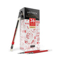 Gel Pen Refills | Pack of 36 Red Roller Ball Gel Ink Pen Refills | Quick-Drying | Nontoxic | Fine Point