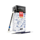 Gel Pen Refills | Pack of 50 blue Roller Ball Gel Ink Pen Refills | Quick-Drying