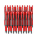 Gel Pens | Set of 24 Red Roller Ball Bullet Journal Pens | Quick-Drying Ink | Medium Point