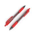 Gel Pens | Set of 24 Red Roller Ball Bullet Journal Pens | Quick-Drying Ink | Medium Point