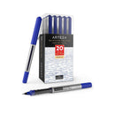 Rollerball Pens | Pack of 20 | 0.7mm Blue Liquid Ink Pens for Bullet Journaling Fine Point Rollerball