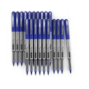 Rollerball Pens | Pack of 20 | 0.5mm Blue Liquid Ink Pens