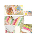 Gigicloud DIY Greeting Card Making Kit Handmade Greeting Card Material Pack Colored Paper Card Craft