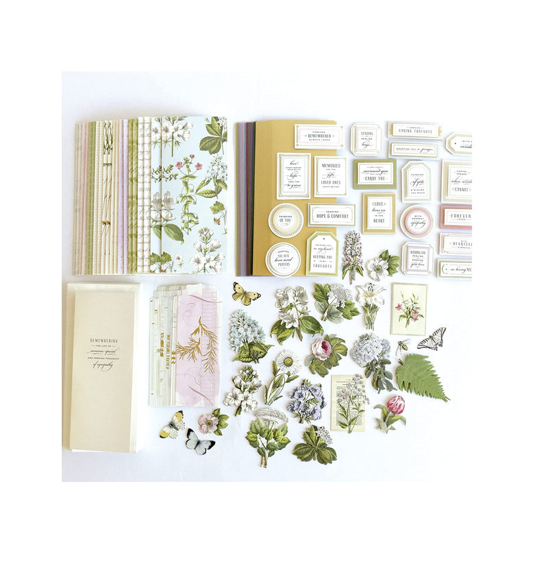 Floral Card Making Kit and Supplies