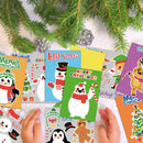 24pcs Christmas Card Making Kits Supplies for Kids DIY Handmade Greeting Thank You Card Art Crafts Set Gifts