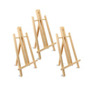 Jekkis 16 Inch Table Top Easel for Painting | 3 Packs Wooden Easel | Tabletop Display Easels | Art Craft Painting Easel Stand
