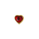3D Metal Red Heart Shape Charm | Cute Glitter Nail Accessories For Women Girls | Nail Decoration Jewelry Making Crafts