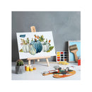 Jekkis 16 Inch Table Top Easel for Painting | 3 Packs Wooden Easel | Tabletop Display Easels | Art Craft Painting Easel Stand