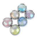 6 Pcs Nail Aurora Pink Neon Fairy Pink Girl Heart Highlight Bright And Smooth Nail Aurora Powder Nail Art Design Nail Decorations Nail