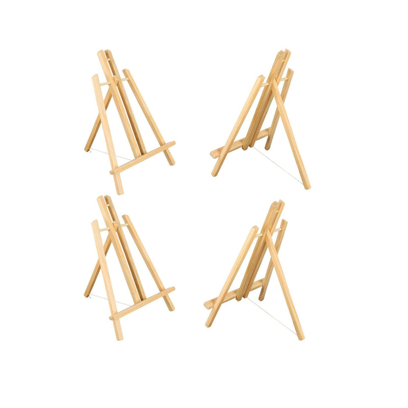 LUCYCAZ Tabletop Easel Set, Easel for Painting Canvases, Portable Wooden  Art Easel Painting Kits for Adults Artist Kids, 12 Colors Acrylic Paints, 2