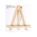 Jekkis 9 Inches Tall Wood Easels Set of 12 Tabletop Display Easels | Art Craft Painting Easel Stand