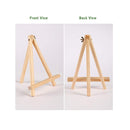 Jekkis 9 Inches Tall Wood Easels Set of 12 Tabletop Display Easels | Art Craft Painting Easel Stand