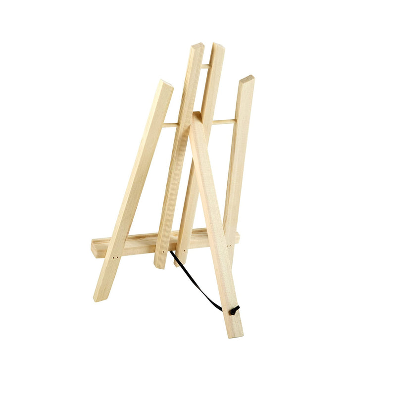 Tabletop Easel Stand for Display, 14in Table Top Easel Small Portable, White